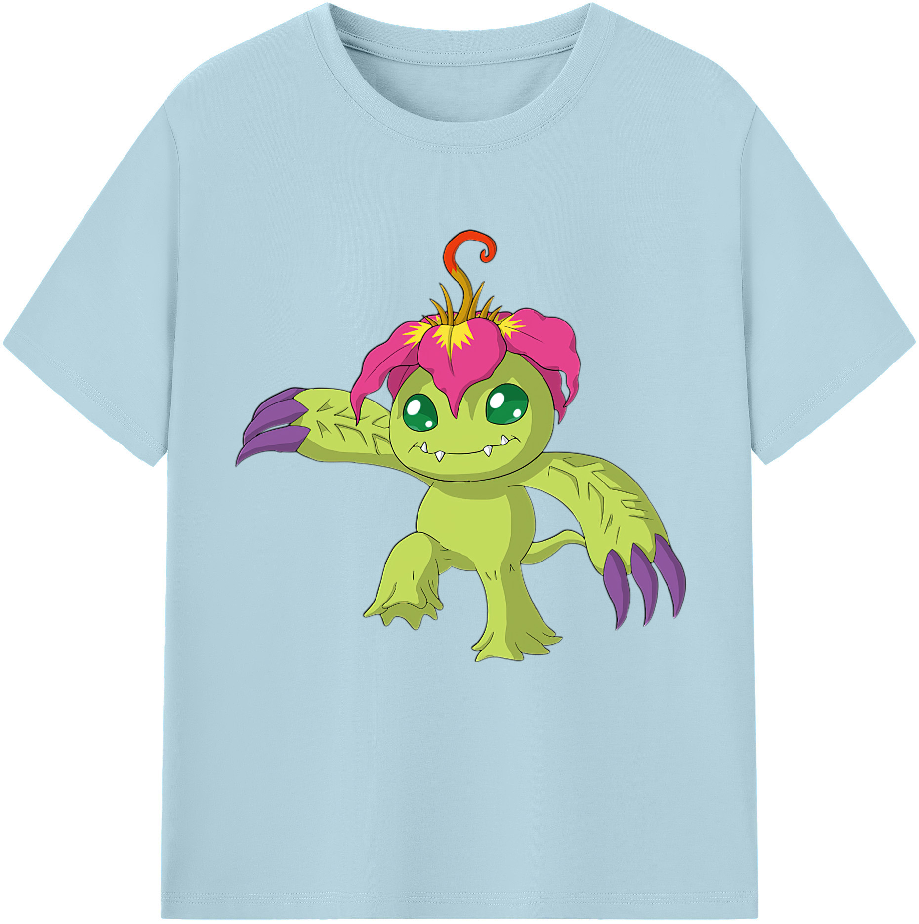 （画像用） Digimon デジタルモンスター/デジモン 綿100％半袖Tシャツ（フロントプリント）
